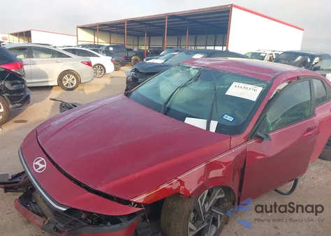 2025 Hyundai Elantra Sel Sport from USA, damaged, VIN KMHLM4DG7SU056993